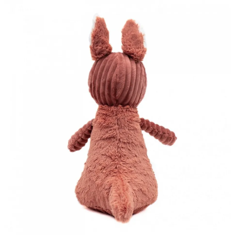 Peluche les ptipotos kangourou et son bébé allezou terracotta