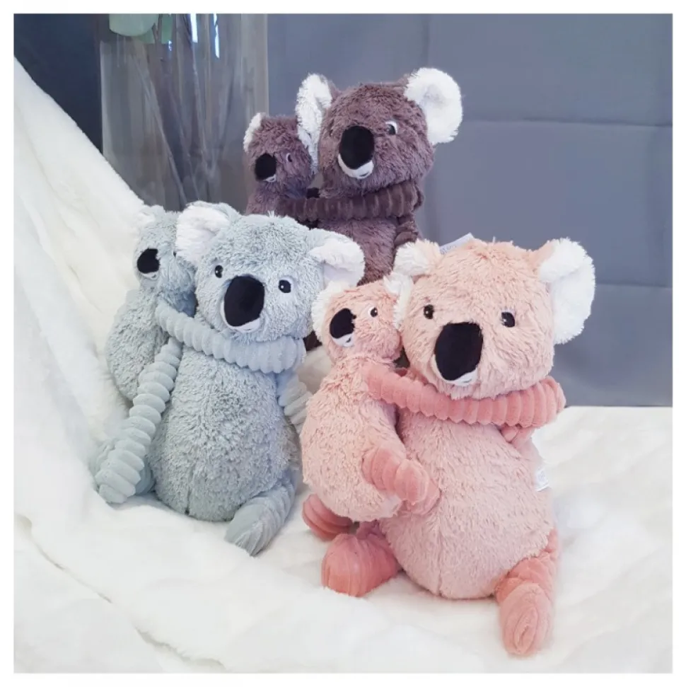 Peluche les ptipotos koala et son bébé trankilou menthe