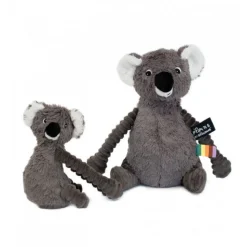 Peluche les ptipotos koala et son bébé trankilou gris