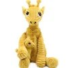 Peluche les ptipotos la girafe loncou maman et bébé