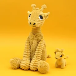 Peluche les ptipotos la girafe loncou maman et bébé