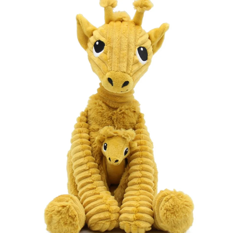 Peluche les ptipotos la girafe loncou maman et bébé