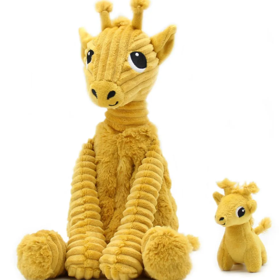 Peluche les ptipotos la girafe loncou maman et bébé