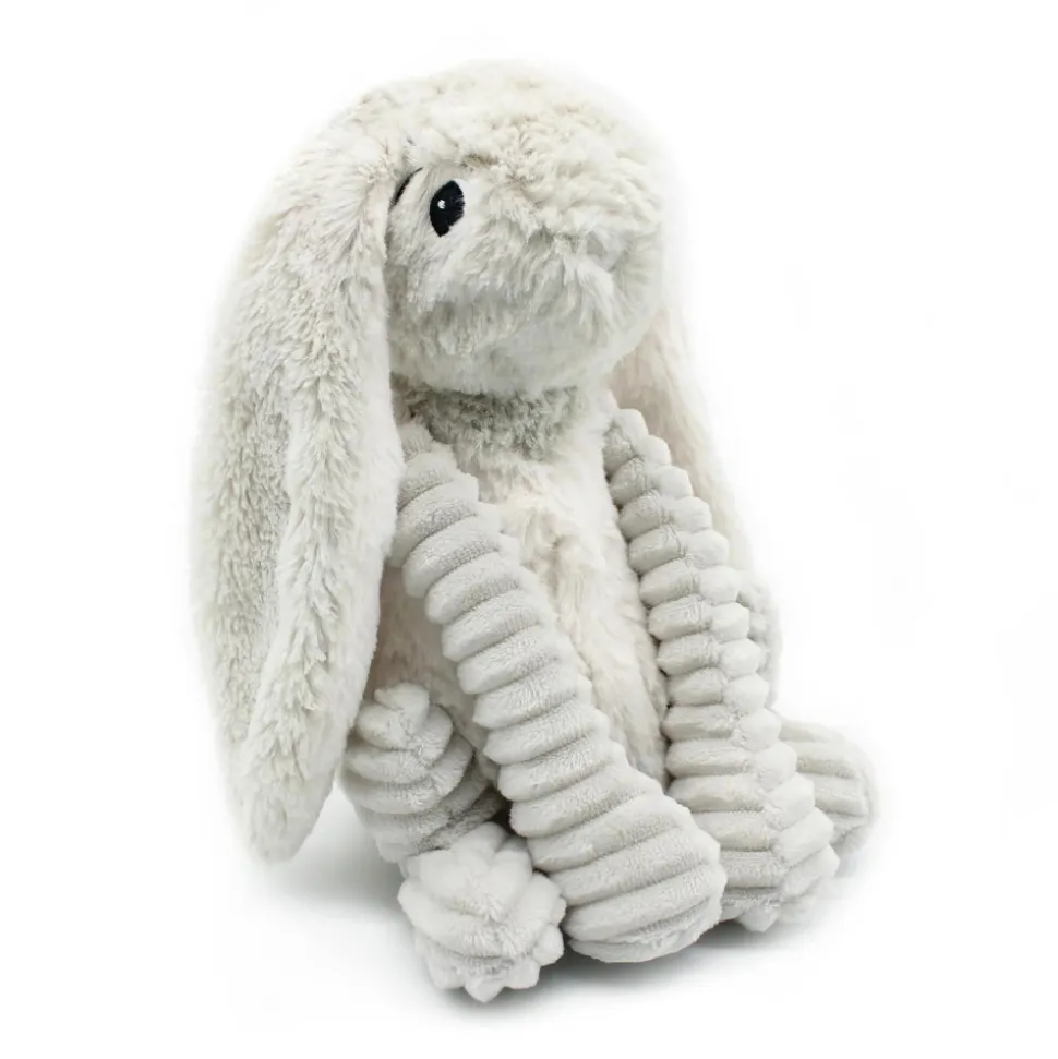 Peluche les ptipotos lapin et son bébé gris