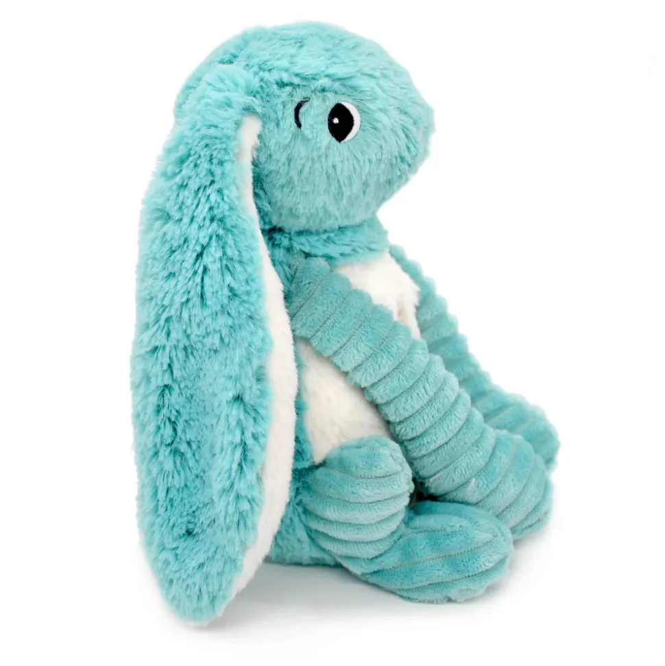 Peluche les ptipotos lapin et son bébé aqua
