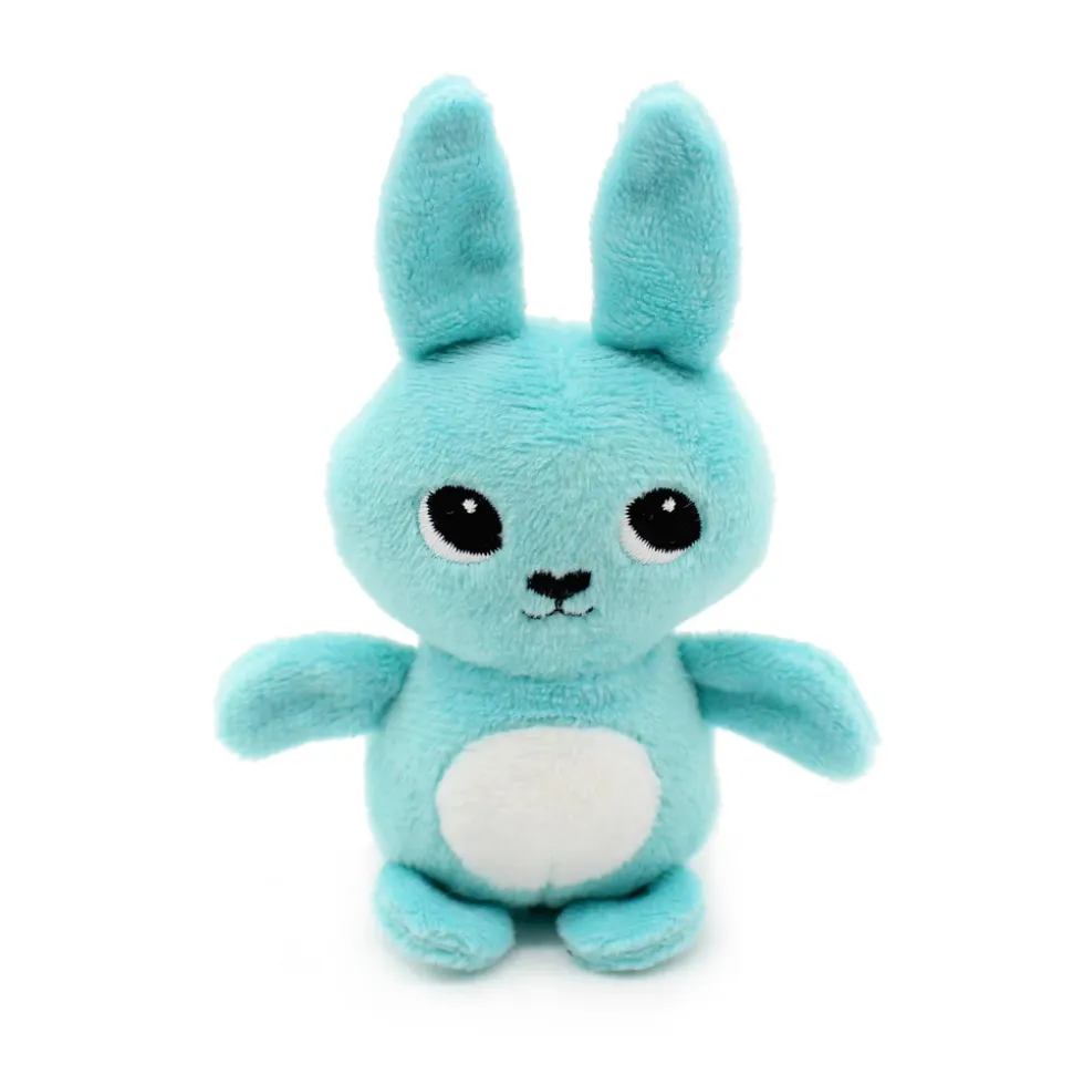 Peluche les ptipotos lapin et son bébé aqua