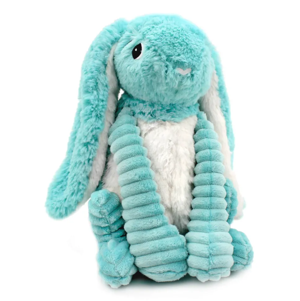 Peluche les ptipotos lapin et son bébé aqua