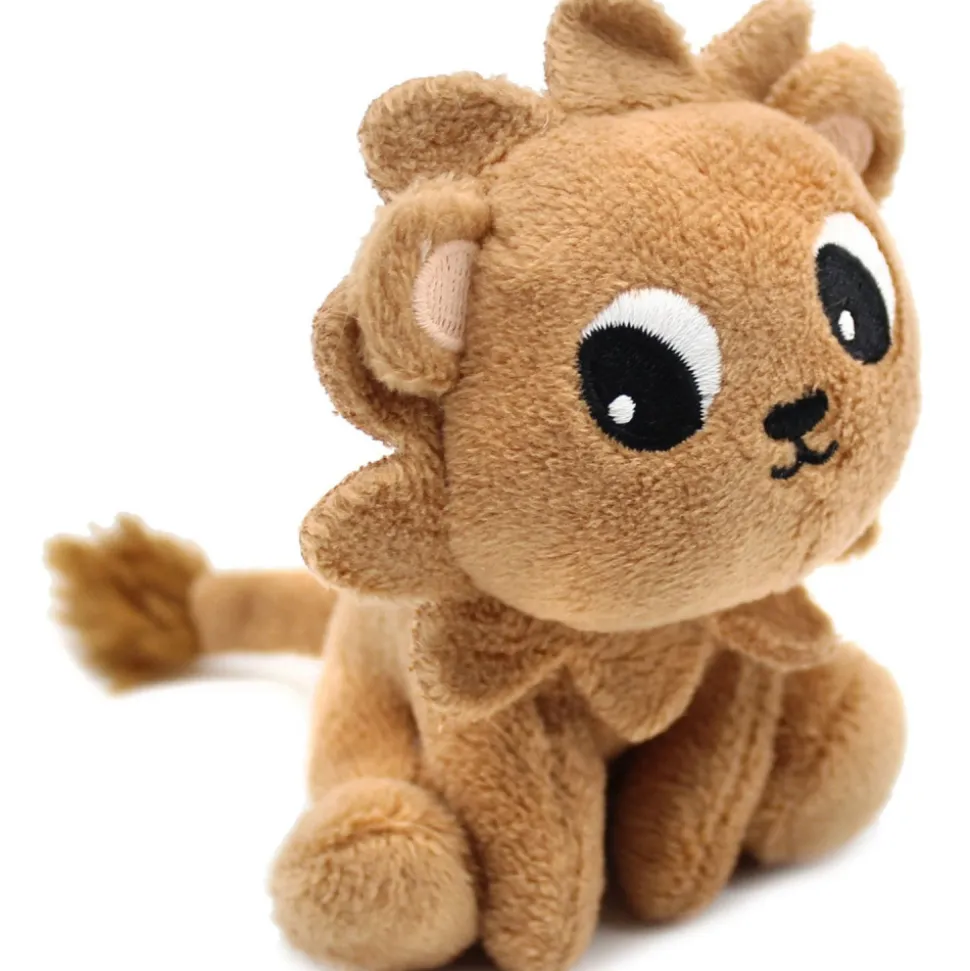 Peluche les ptipotos le lion graou papa et bébé