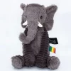Peluche les ptipotos éléphant dimoitou gris