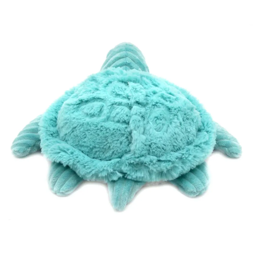 Peluche les ptipotos maman et bébé tortue aqua