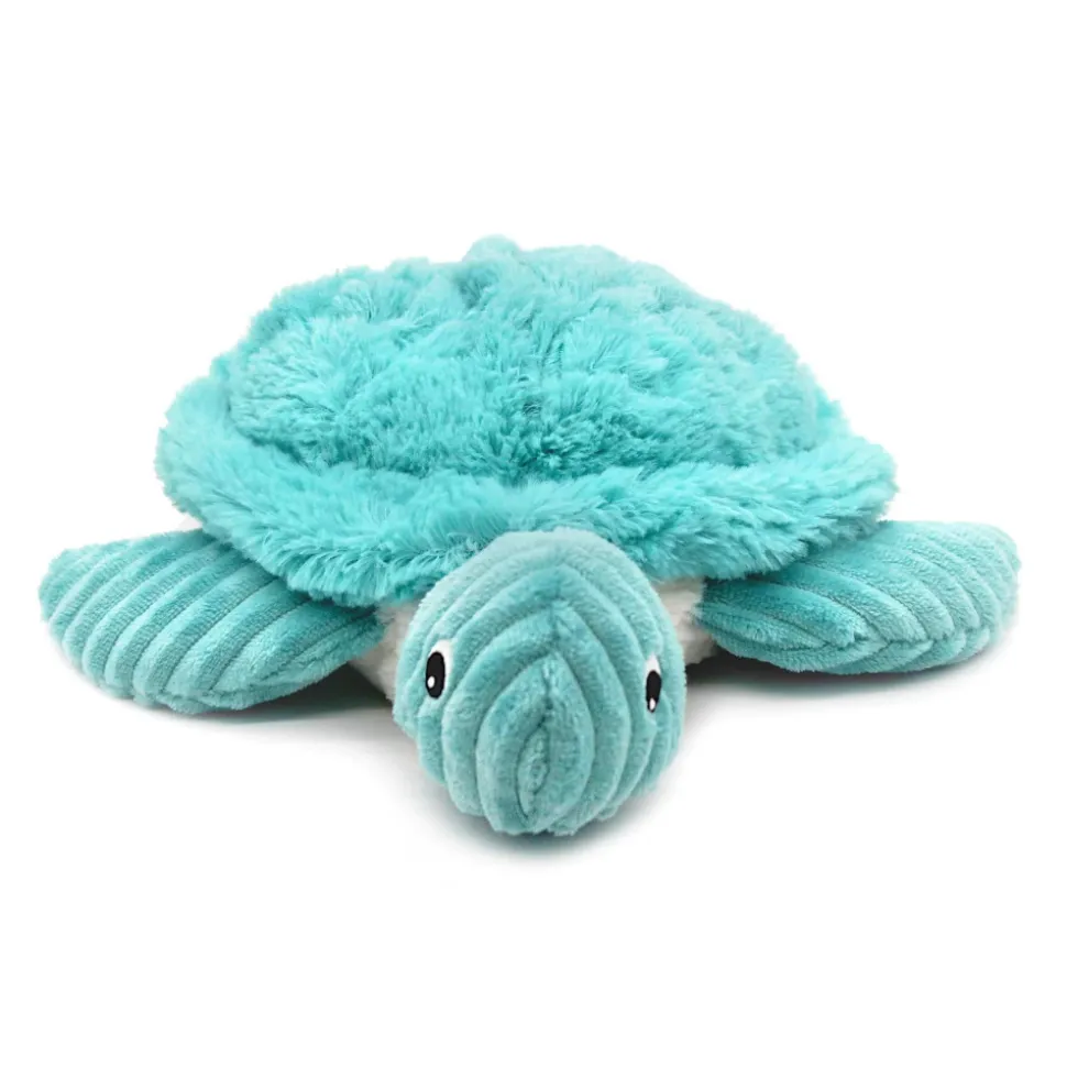 Peluche les ptipotos maman et bébé tortue aqua
