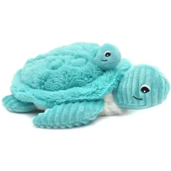 Peluche les ptipotos maman et bébé tortue aqua