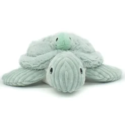 Peluche les ptipotos maman et bébé tortue menthe