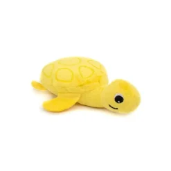 Peluche les ptipotos maman et bébé tortue jaune