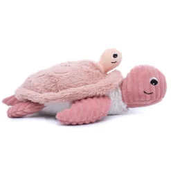 Peluche les ptipotos maman et bébé tortue rose