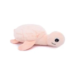 Peluche les ptipotos maman et bébé tortue rose