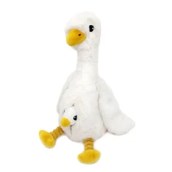 Peluche les ptipotos oie et son bébé