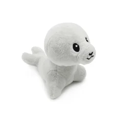 Peluche les ptipotos otarie maman et bébé gris clair