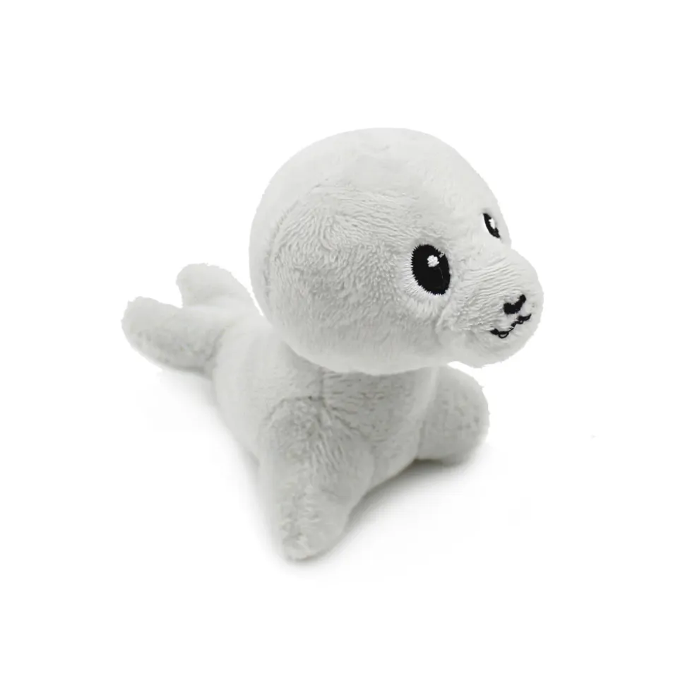 Peluche les ptipotos otarie maman et bébé gris clair