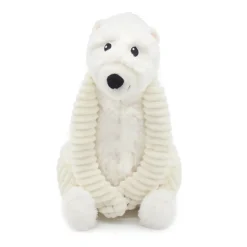 Peluche les ptipotos ours polaire maman et bébé blanc