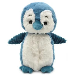 Peluche les ptipotos pingouin et son bébé bleu