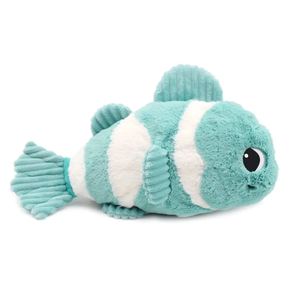 Peluche les ptipotos poisson clown maman et bébé aqua