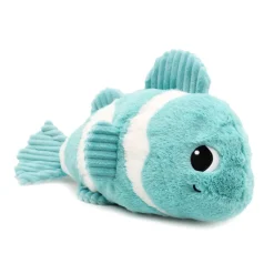 Peluche les ptipotos poisson clown maman et bébé aqua