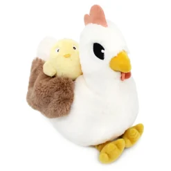 Peluche les ptipotos poule et son bébé