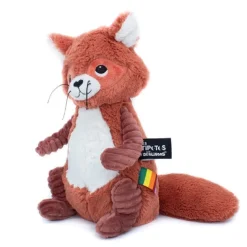 Peluche les ptipotos raton laveur netoitou terracotta