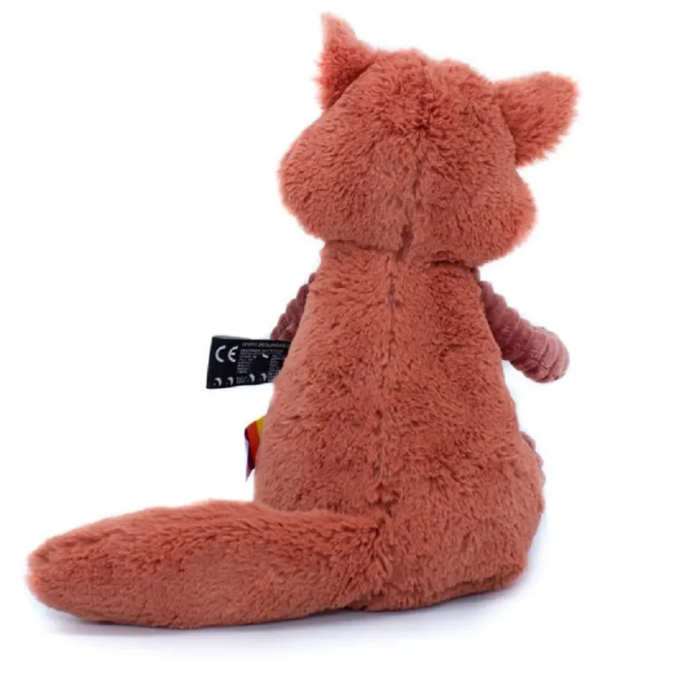 Peluche les ptipotos raton laveur netoitou terracotta
