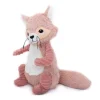 Peluche les ptipotos raton laveur netoitou rose