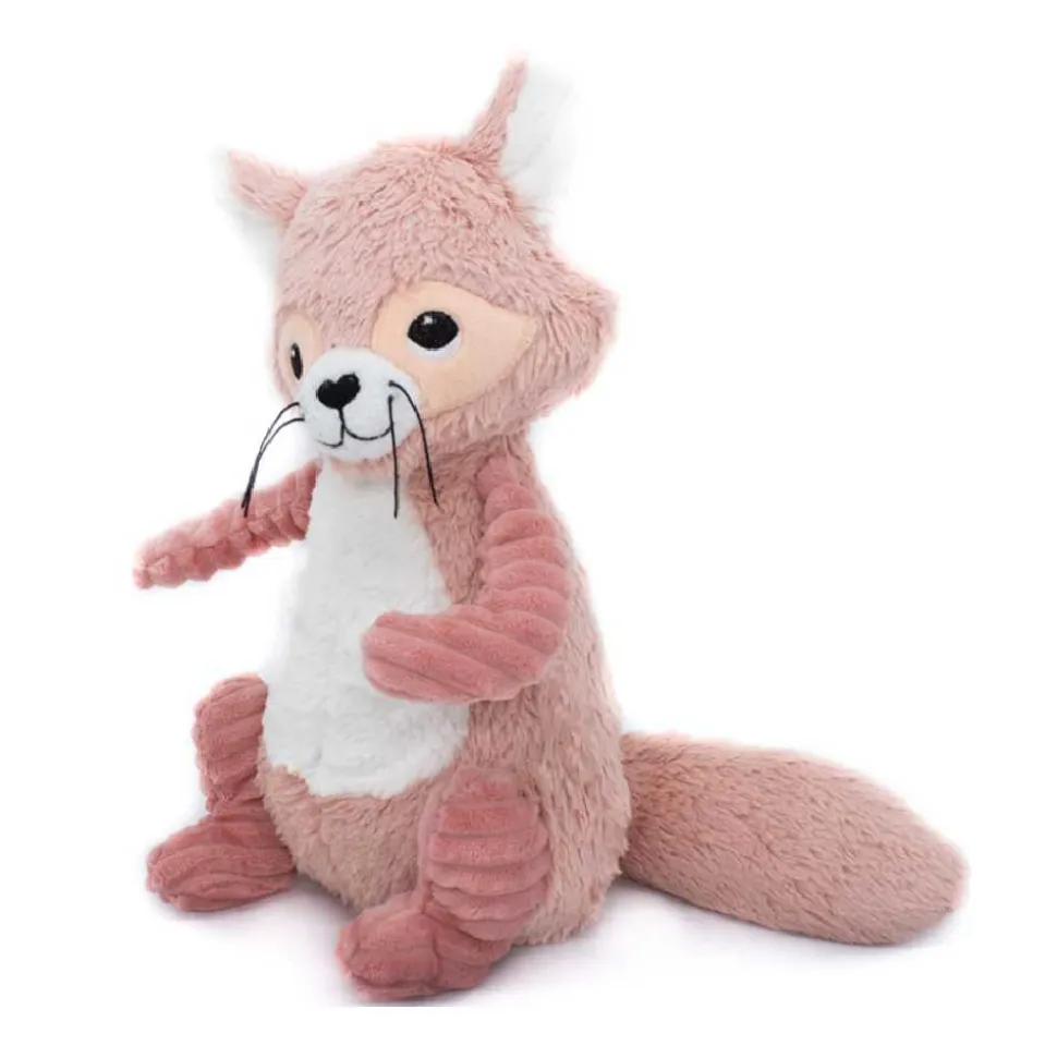 Peluche les ptipotos raton laveur netoitou rose