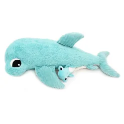 Peluche les ptipotos requin et son bébé aqua