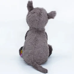 Peluche les ptipotos rhinocéros grobisous gris