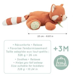 Peluche lestée panda roux