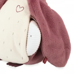 Peluche manchot enregistreuse et bruits blanc rose