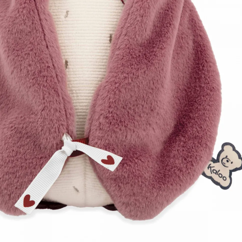Peluche manchot enregistreuse et bruits blanc rose