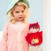 Peluche marionnette à main chaperon rouge