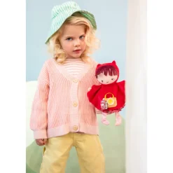 Peluche marionnette à main chaperon rouge