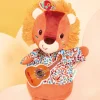 Peluche marionnette à main jack le lion