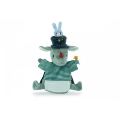 Peluche marionnette à main joe le magicien