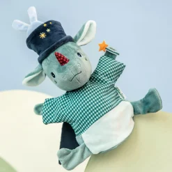 Peluche marionnette à main joe le magicien