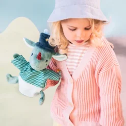Peluche marionnette à main joe le magicien