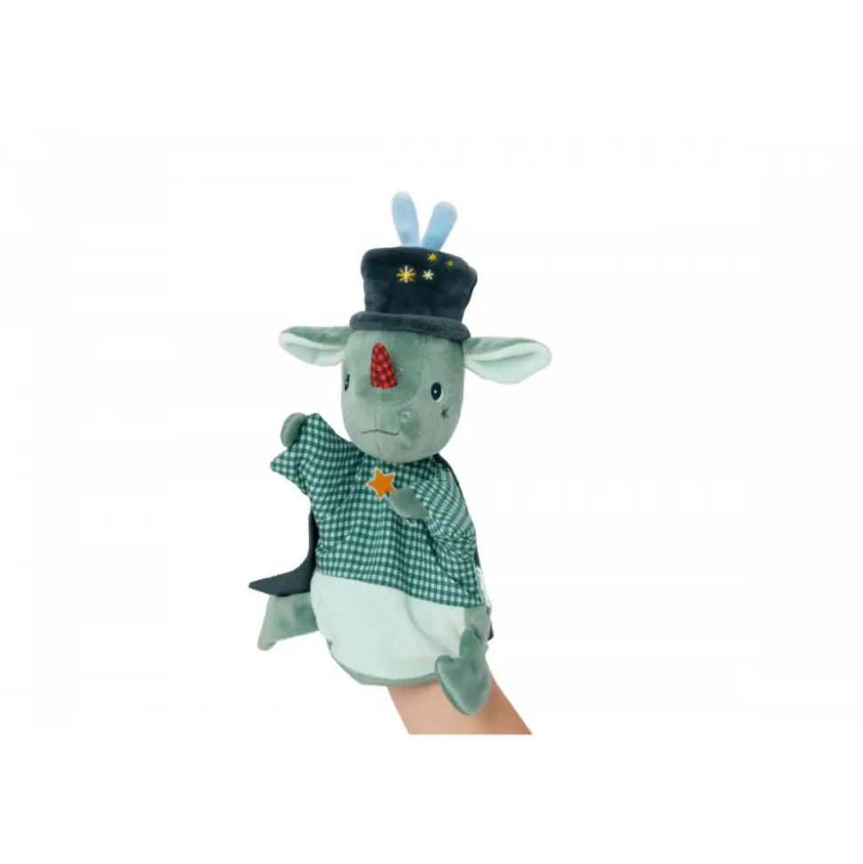 Peluche marionnette à main joe le magicien