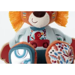 Peluche multi-activités jack le lion
