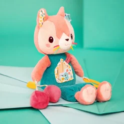 Peluche multi-activités jeanne le chat