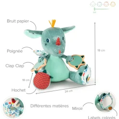 Peluche multi-activités joe
