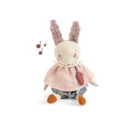 Peluche musicale après la pluie - lapin