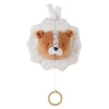 Peluche musicale babou en veloudoux caramel