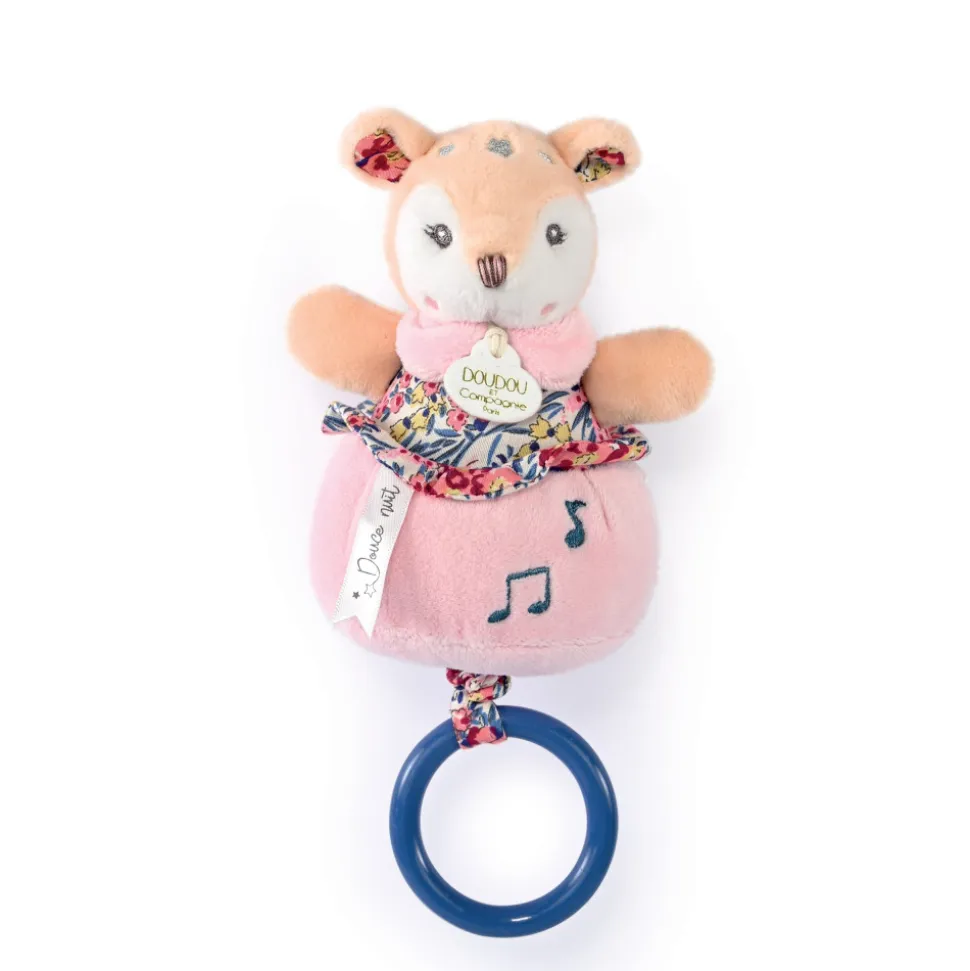 Peluche musicale boh'aime faon